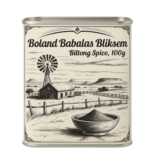Boland Babalas Bliksem – Fiery Biltong Spice Blend  Premium Tin
