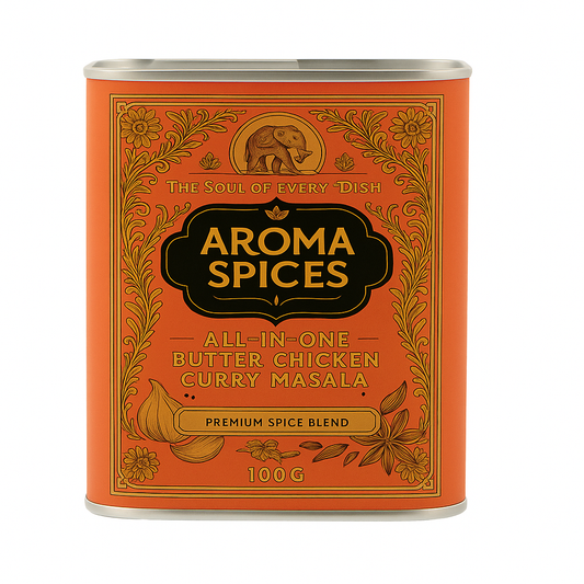 Aroma Spices Signature Butter Chicken Masala – Premium Spice Tin