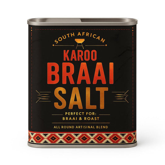 Aroma Spices Karoo Braai Salt – Gourmet All-in-One Rub Tin