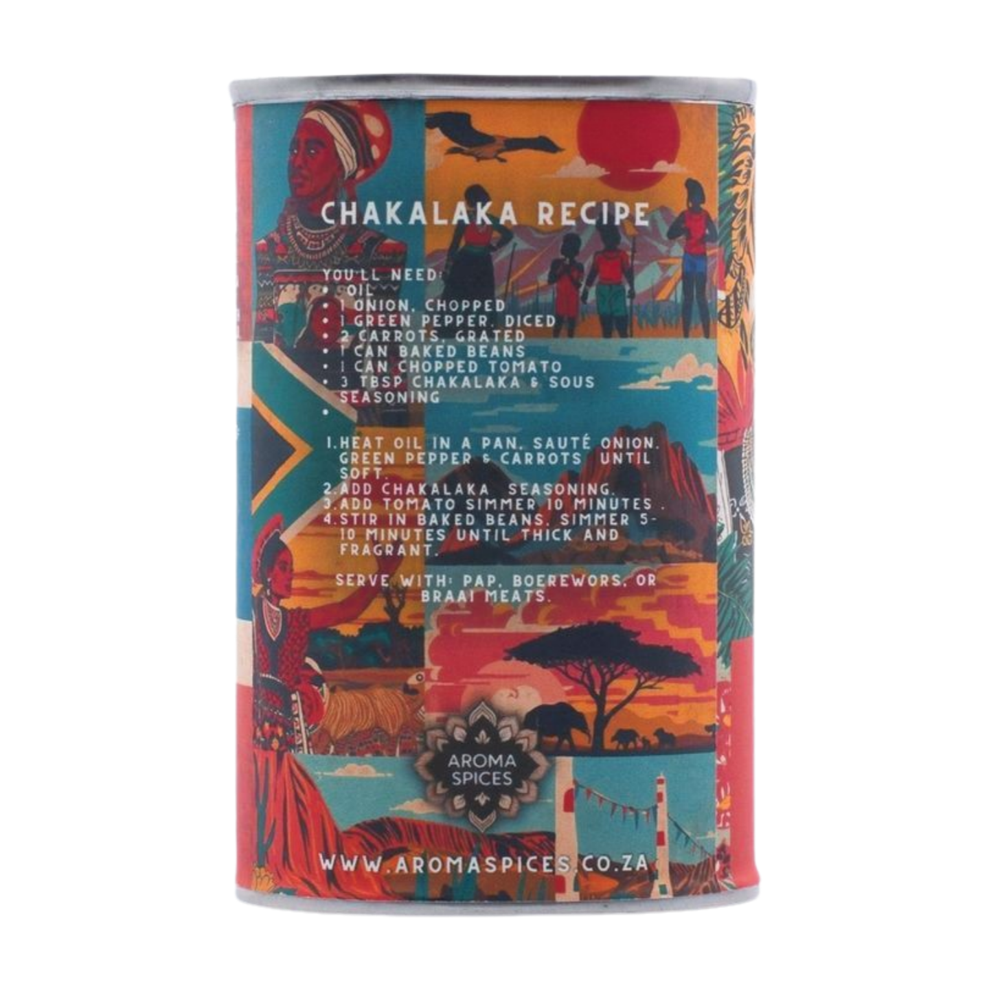 Aroma Spices Chakalaka Seasoning– Premium Spice Tin